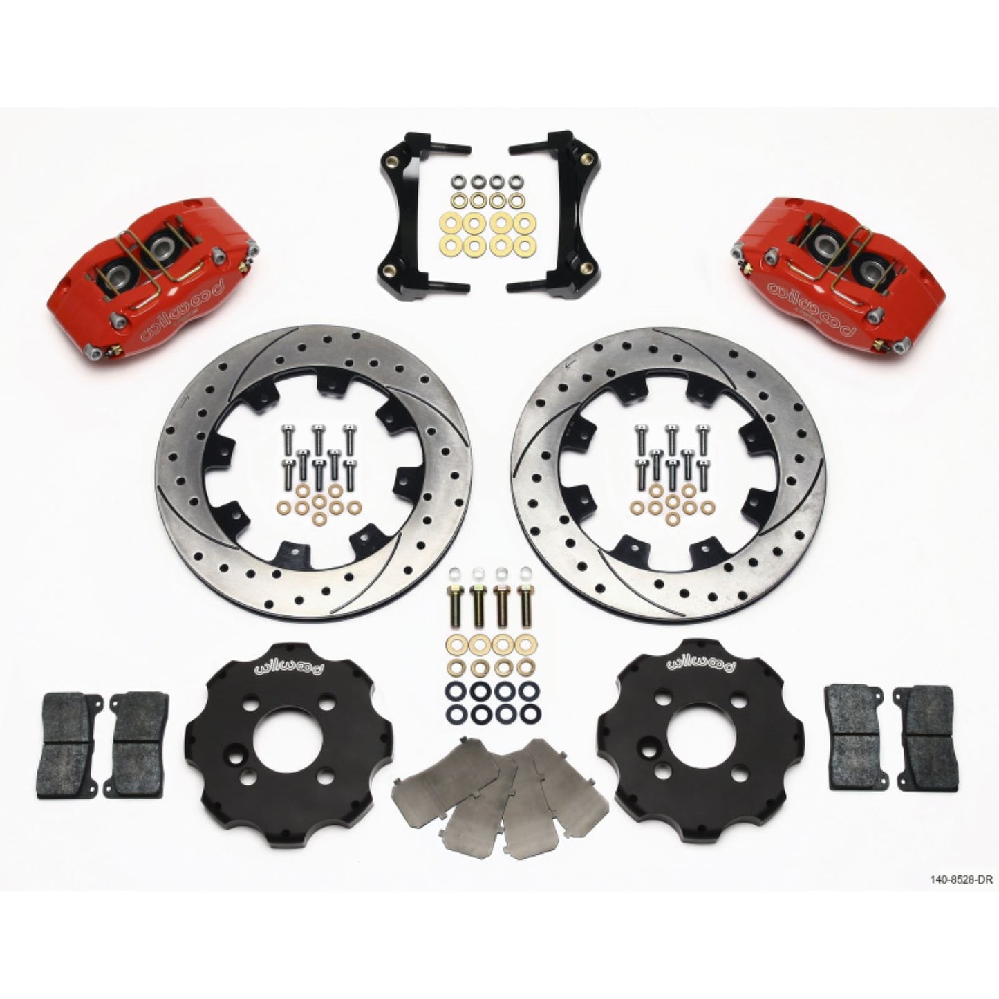 Wilwood Dynapro Radial Front Kit 12.19in Drilled - Red for Mini Cooper [MPN: 140-8528-DR]_1818270