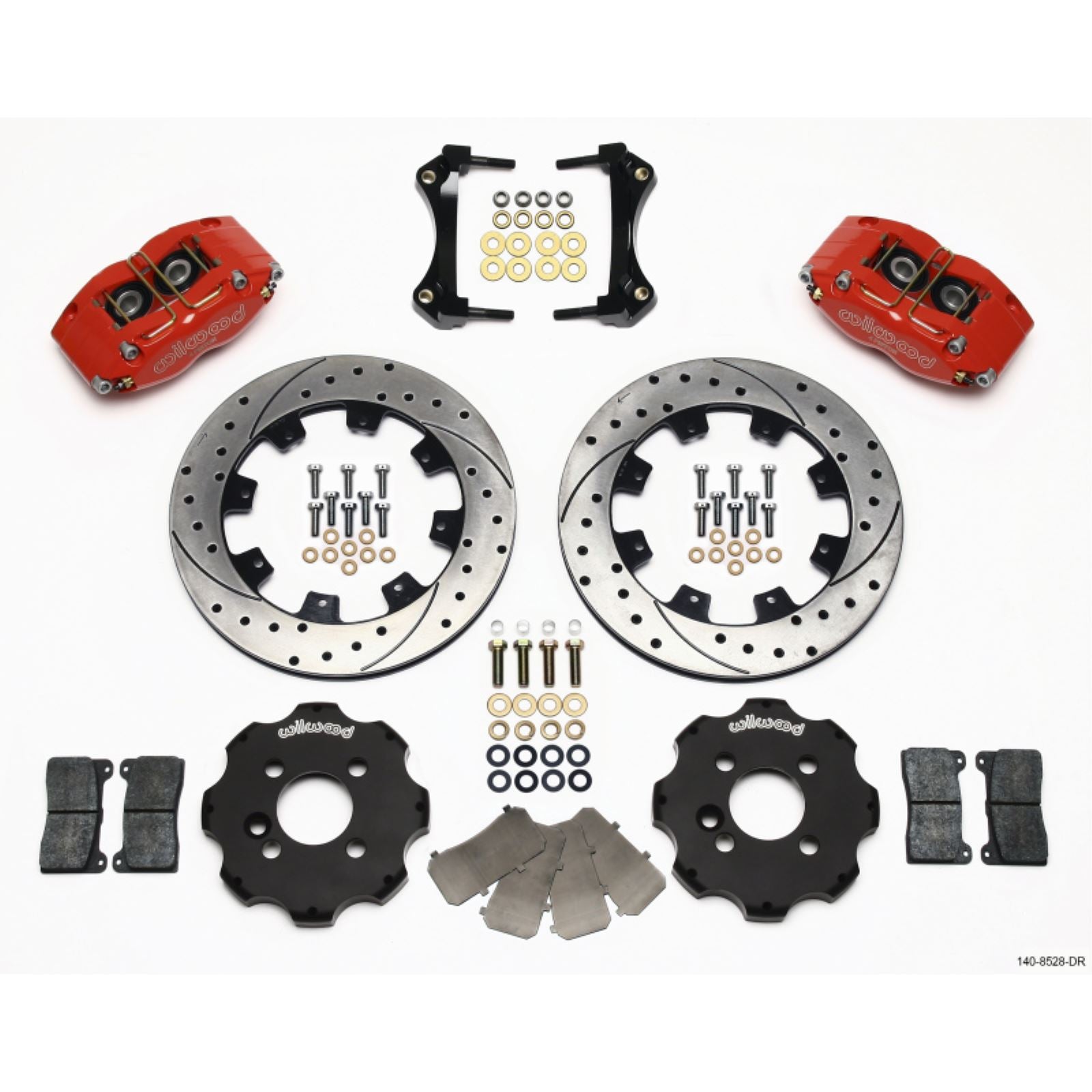 Wilwood Dynapro Radial Front Kit 12.19in Drilled - Red for Mini Cooper [MPN: 140-8528-DR]_1818270