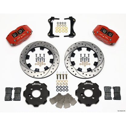 Wilwood Dynapro Radial Front Kit 12.19in Drilled - Red for Mini Cooper [MPN: 140-8528-DR]_1818270