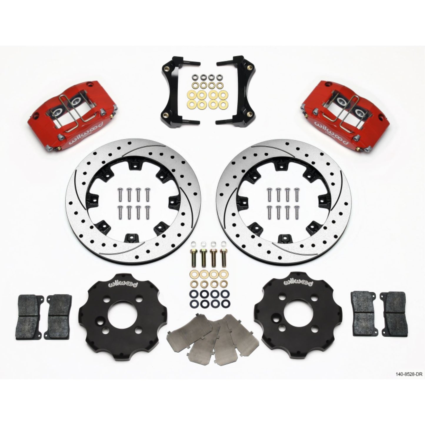 Wilwood Dynapro Radial Front Kit 12.19in Drilled - Red for Mini Cooper [MPN: 140-8528-DR]_1818271