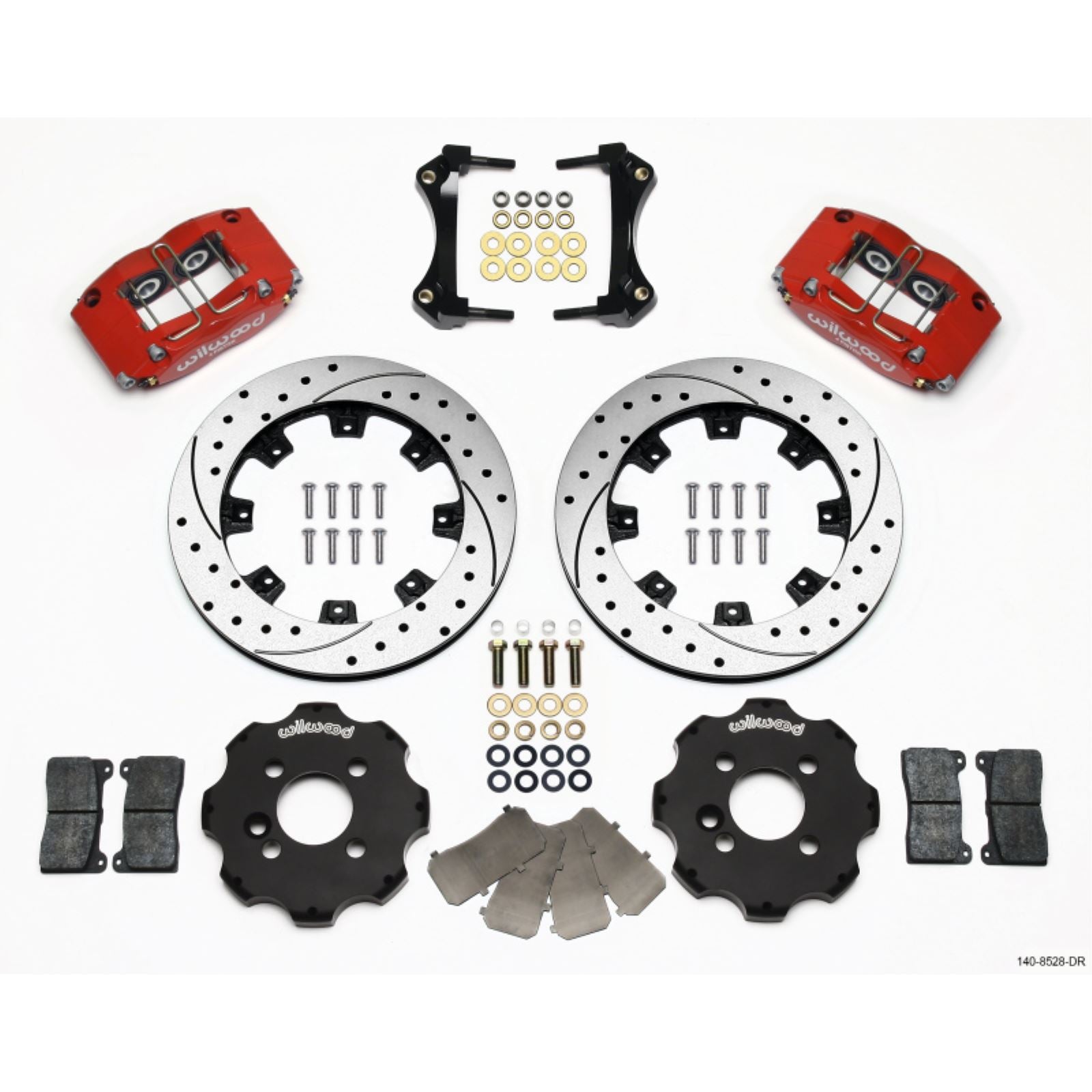 Wilwood Dynapro Radial Front Kit 12.19in Drilled - Red for Mini Cooper [MPN: 140-8528-DR]_1818271