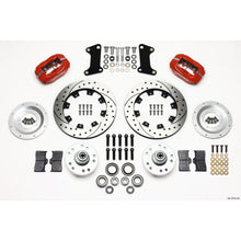 Wilwood Forged Dynalite Front Kit 12.19in Drilled - Red for 67-69 Camaro [MPN: 140-7675-DR]_1818259