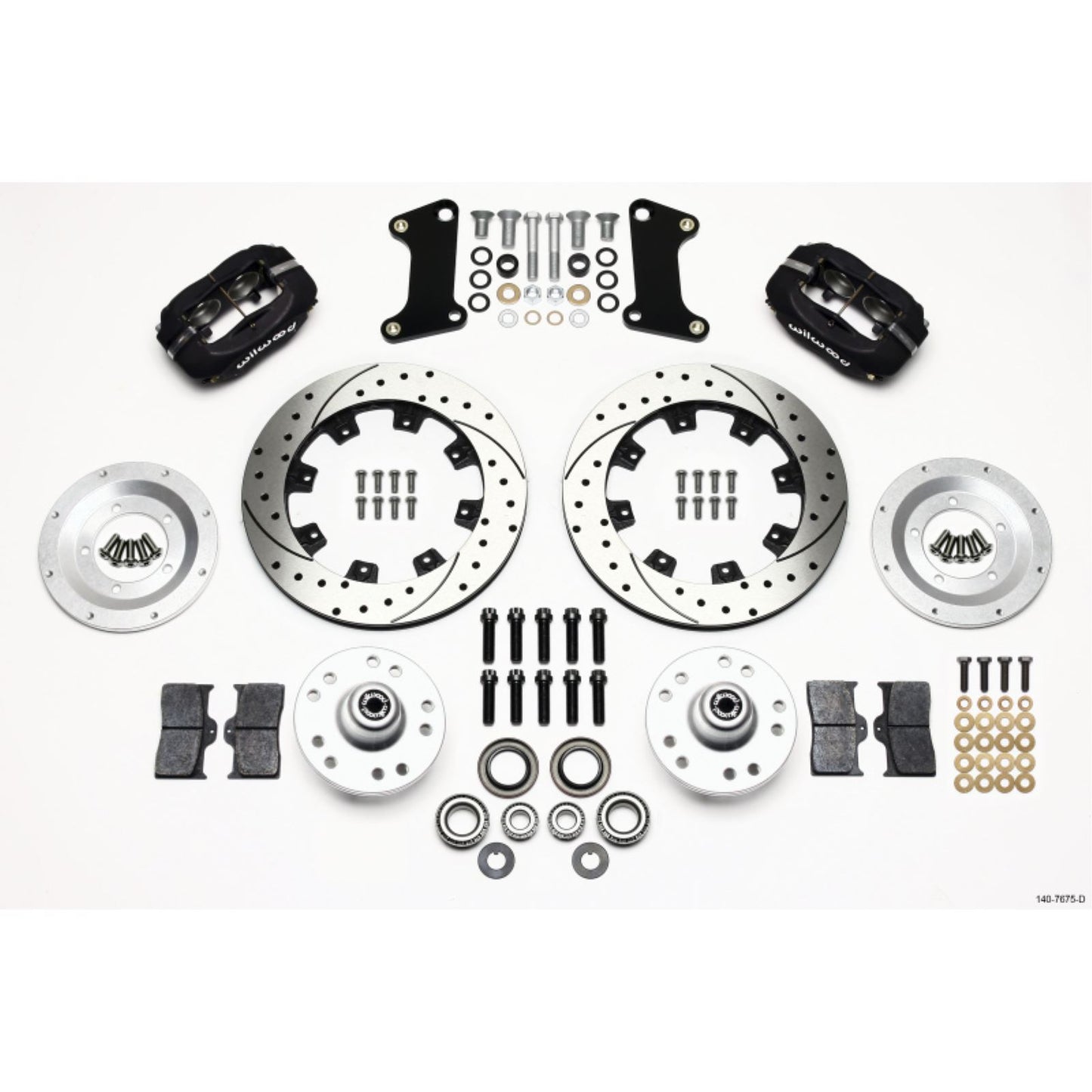 Wilwood Forged Dynalite Front Kit 12.19in Drilled for 67-69 Camaro [MPN: 140-7675-D]_1818264
