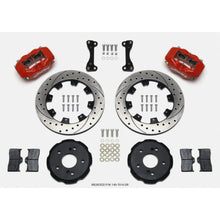 Wilwood Forged Dynalite Front Hat Kit 12.19in Drilled - Red for 02-06 Acura [MPN: 140-7014-DR]_1818261