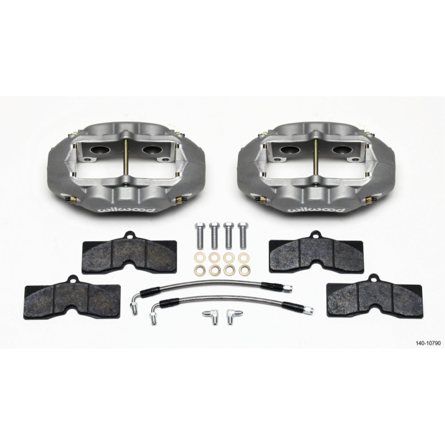 Wilwood D8-4 Rear Caliper Kit Clear for Corvette C2/C3 65-82 [MPN: 140-10790]_1818301