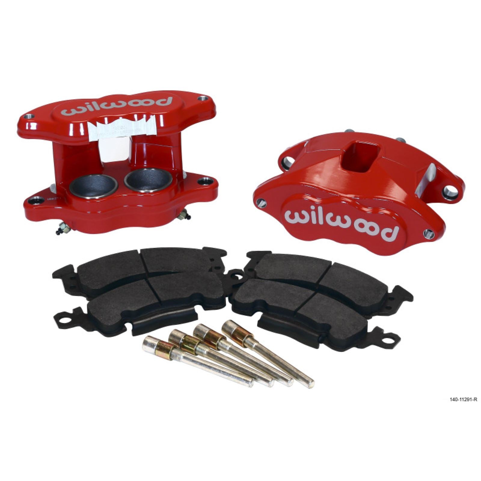Wilwood D52 Front Caliper Kit - Red 2.00 / 2.00in Piston 1.04in Rotor [MPN: 140-11291-R]_1818324