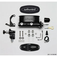 Wilwood HV Tandem M/C Kit w L/H Bracket & Prop Valve for Early Mustang [MPN: 261-14158-BK]_1825825