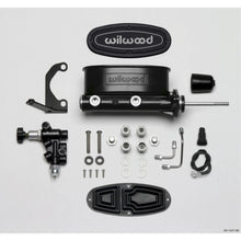 Wilwood HV Tandem M/C Kit w L/H Bracket & Prop Valve - Black-W/Pushrod [MPN: 261-13271-BK]_1818307