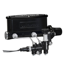 Wilwood HV Tandem M/C Kit w L/H Bracket & Prop Valve - 1 1/8in Bore Black [MPN: 261-13270-BK]_1818317