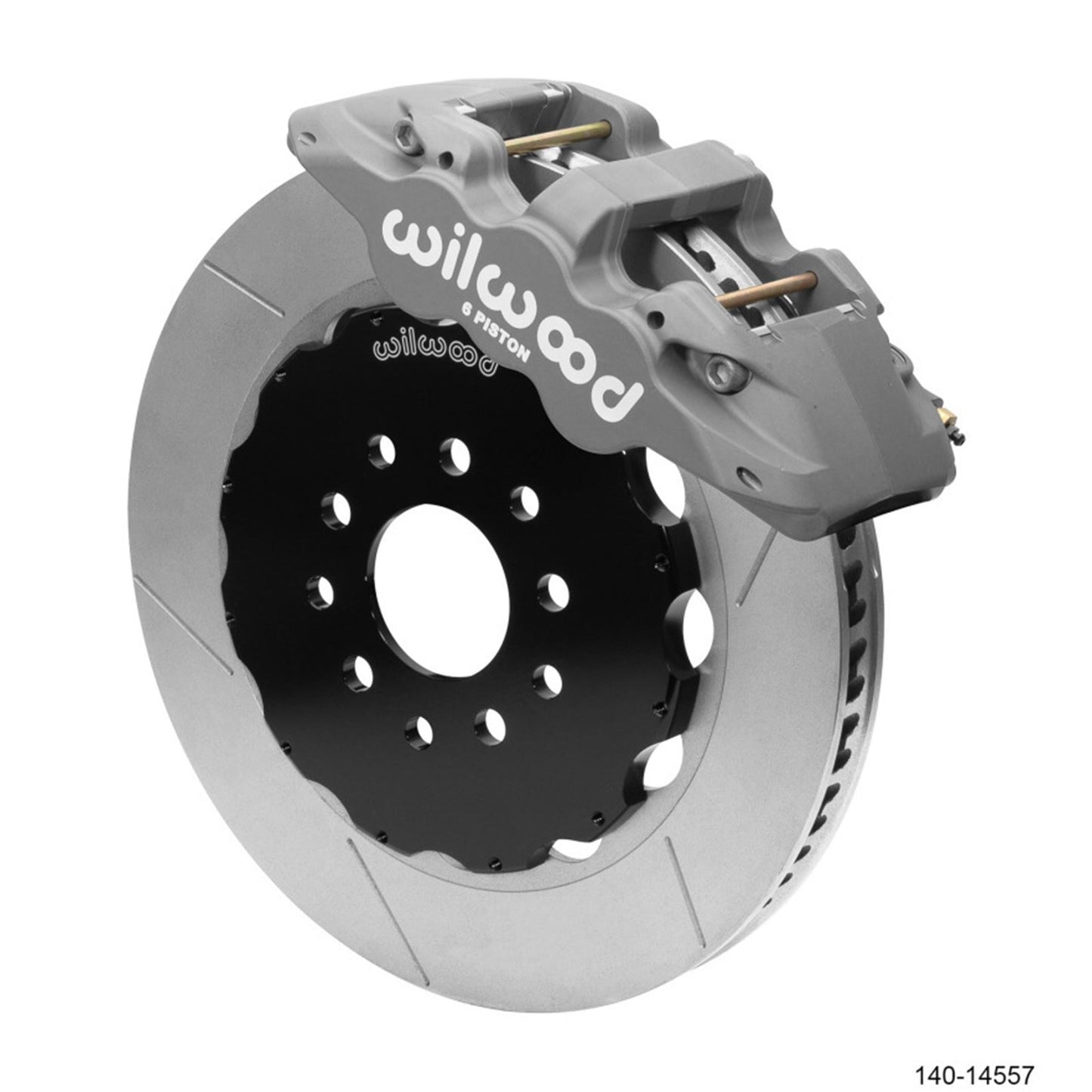 Wilwood AERO6 Front Big Brake Race Kit Black for 96-13 Chevrolet Corvette [MPN: 140-14557]_1825925