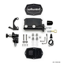 Wilwood Compact Tandem M/C - 7/8in Bore Bracket and Valve fits Mustang  [MPN: 261-15522-BK]_1823549