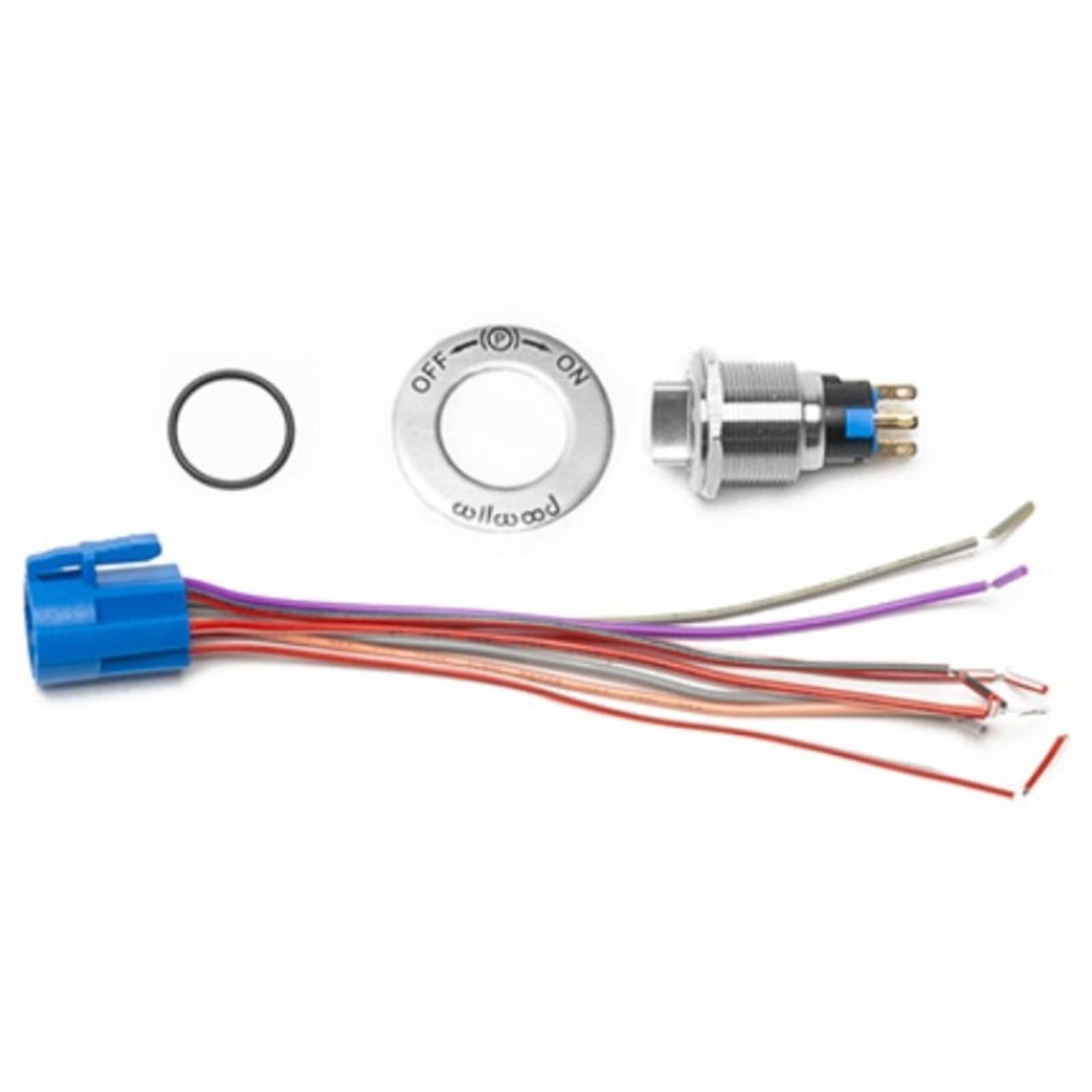 Wilwood Electronic Parking Brake Caliper Switch Kit w/ On/Off Sticker [MPN: 300-15936]_1820356