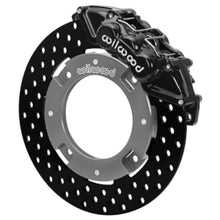 Wilwood 6-Piston Front Kit 11.25in Drilled Rotors for 17-21 CanAm X3RS Black [MPN: 140-16628-D]_1821759