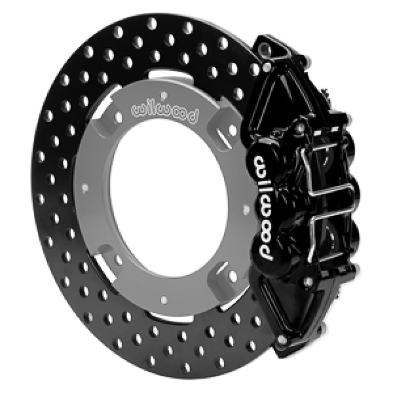 Wilwood 6-Piston Rear Kit 11.25in - Drilled Rotors for Can-Am X3RS Black [MPN: 140-16629-D]_1821578