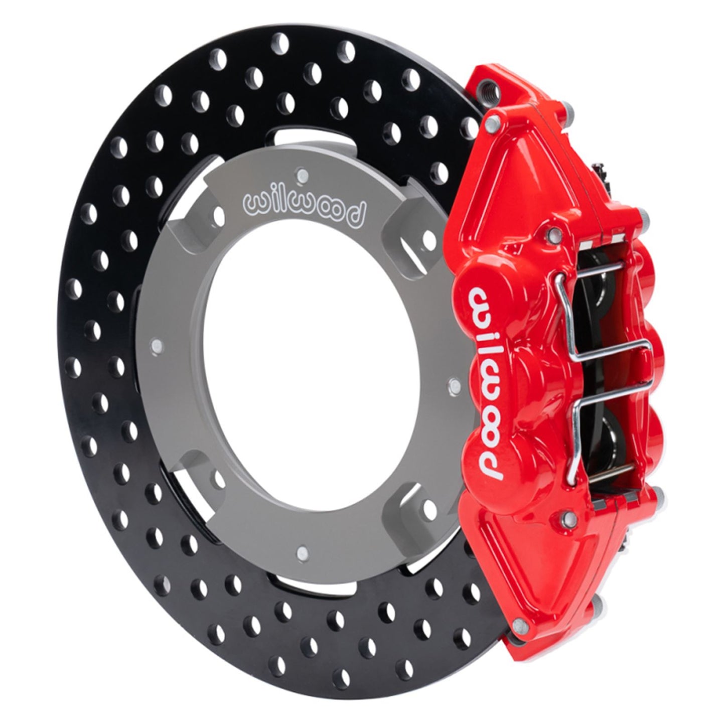 Wilwood 6-Piston Rear Kit 11.25in - Drilled Rotors for Can-Am X3RS Red [MPN: 140-16629-DR]_1820803