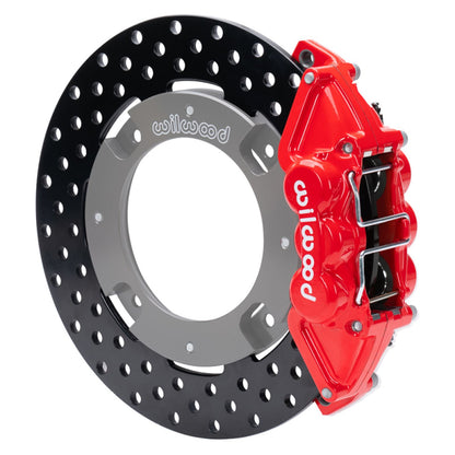 Wilwood 6-Piston Rear Kit 11.25in - Drilled Rotors for Can-Am X3RS Red [MPN: 140-16629-DR]_1820803