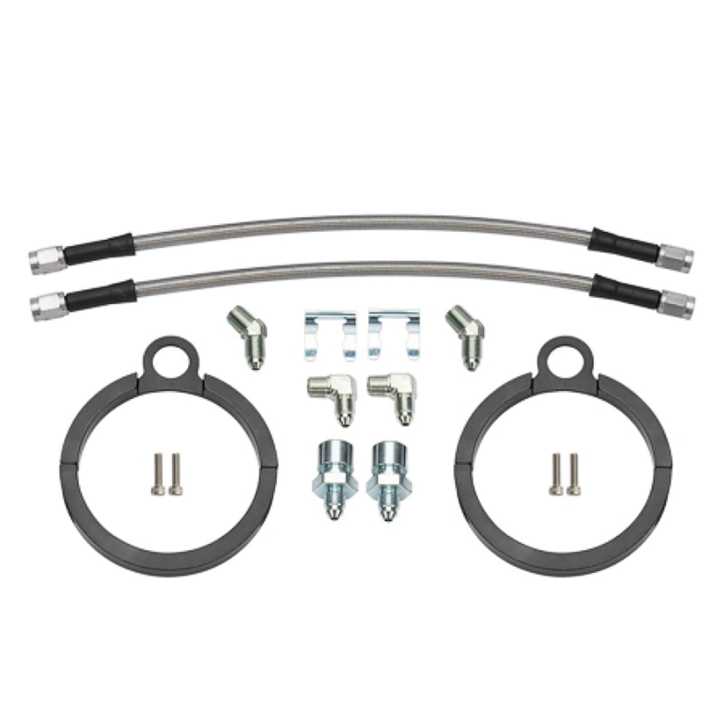 Wilwood Flexline Kit 12 inch -3 3/8-24 IF 1/8-27 NPT 90 Degree [MPN: 220-17289]_1829267