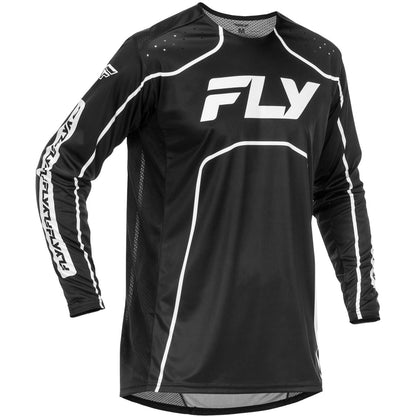 Fly Racing Rayce Bicycle Jersey - Black/White_1820699