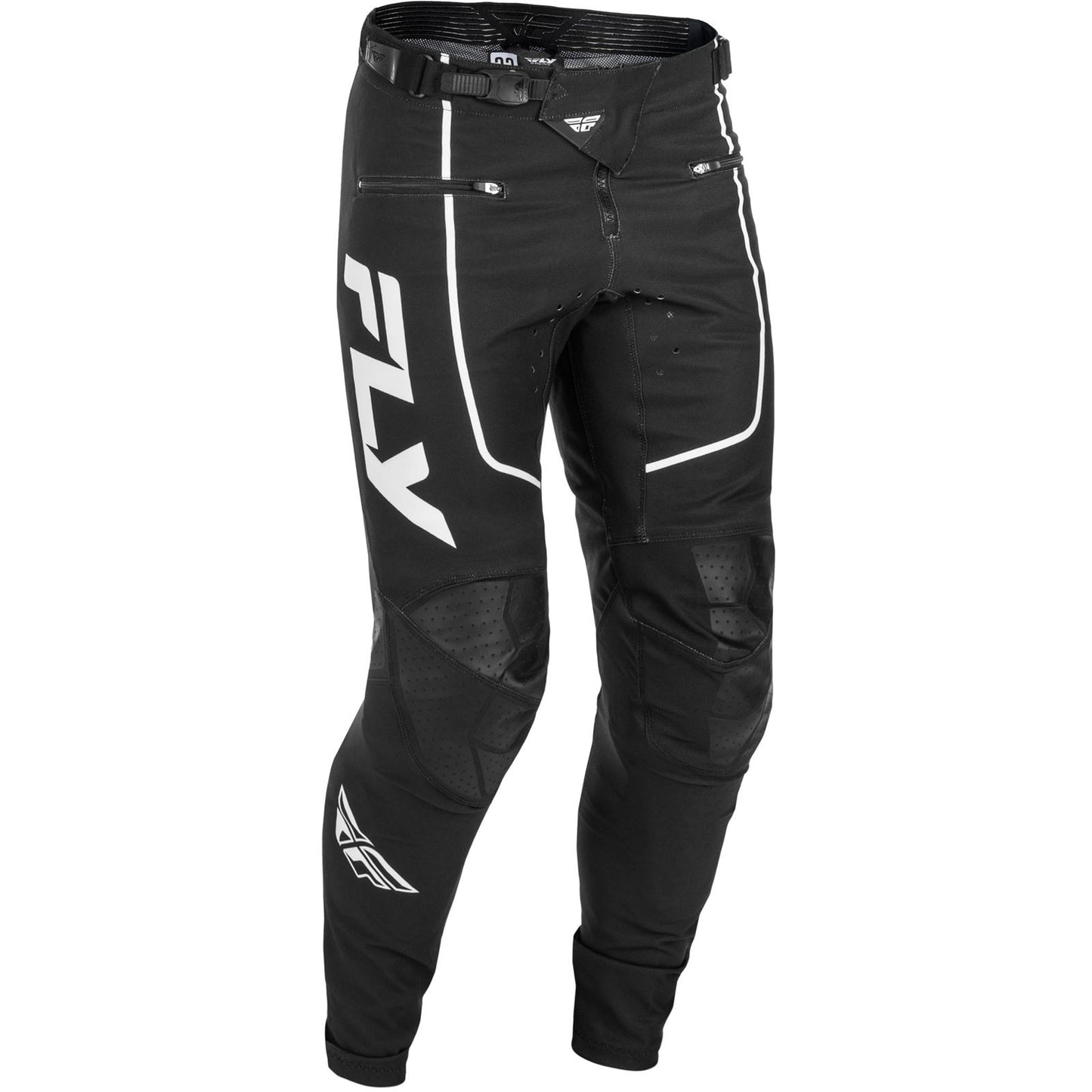 Fly Racing Youth Rayce Bicycle Pants - Black/White_1820612