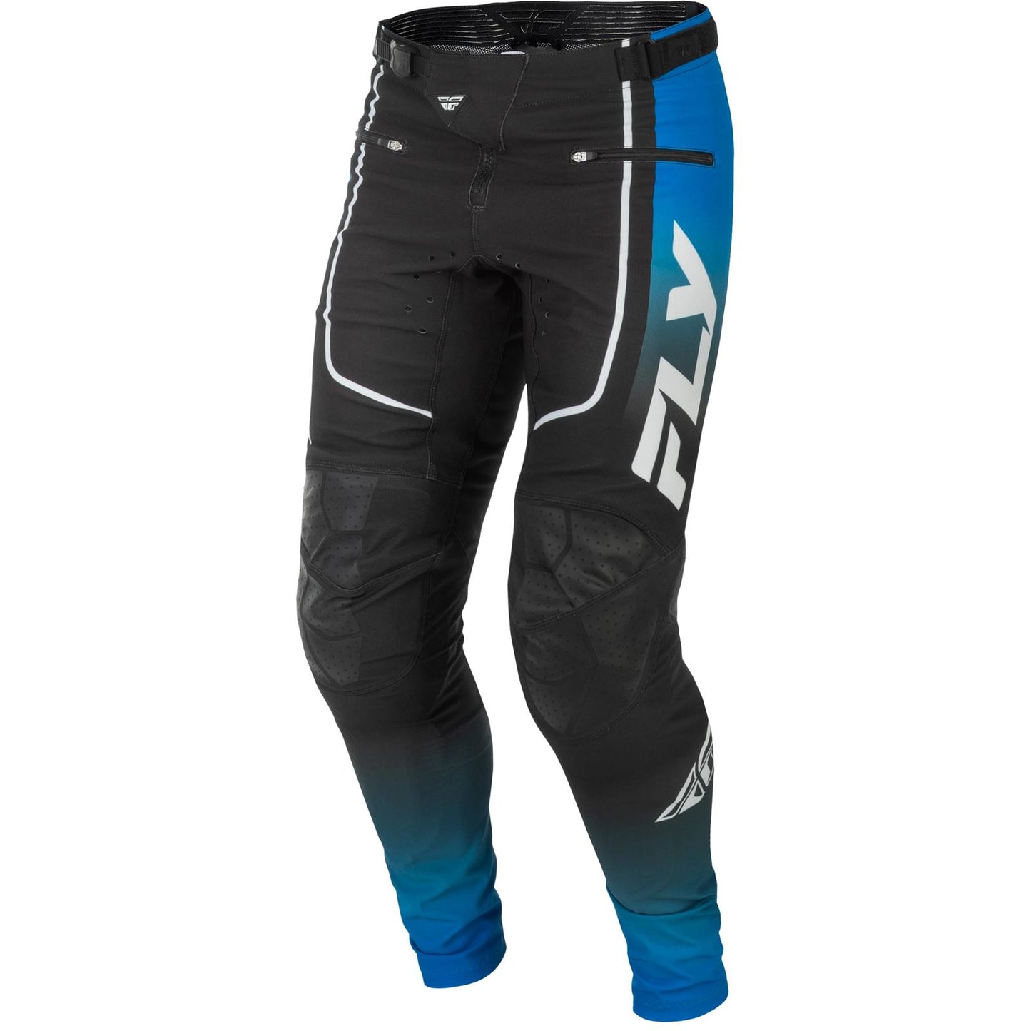 Fly Racing Youth Rayce Bicycle Pants - Blue/Black/White_1820416