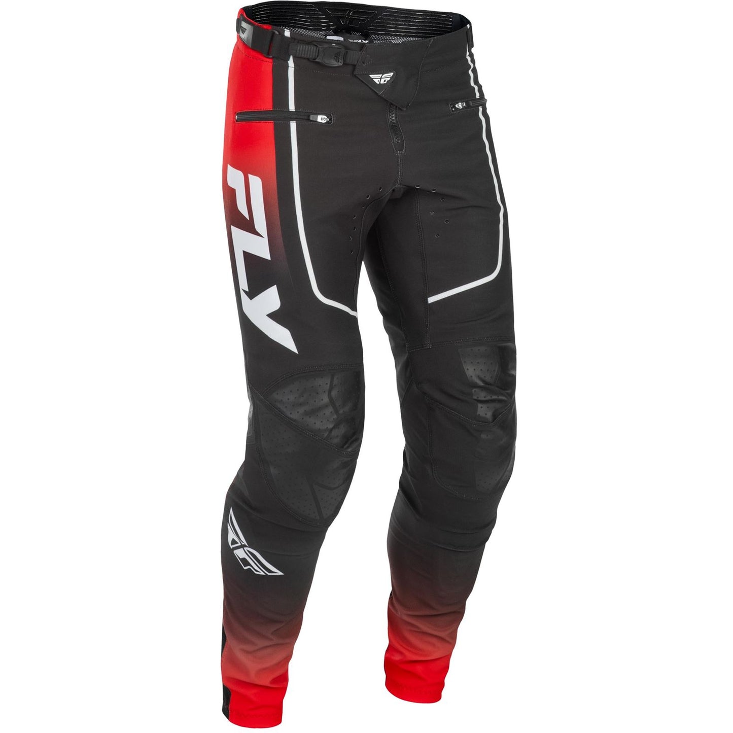 Fly Racing Rayce Bicycle Pants - Red/Black/White_1820791