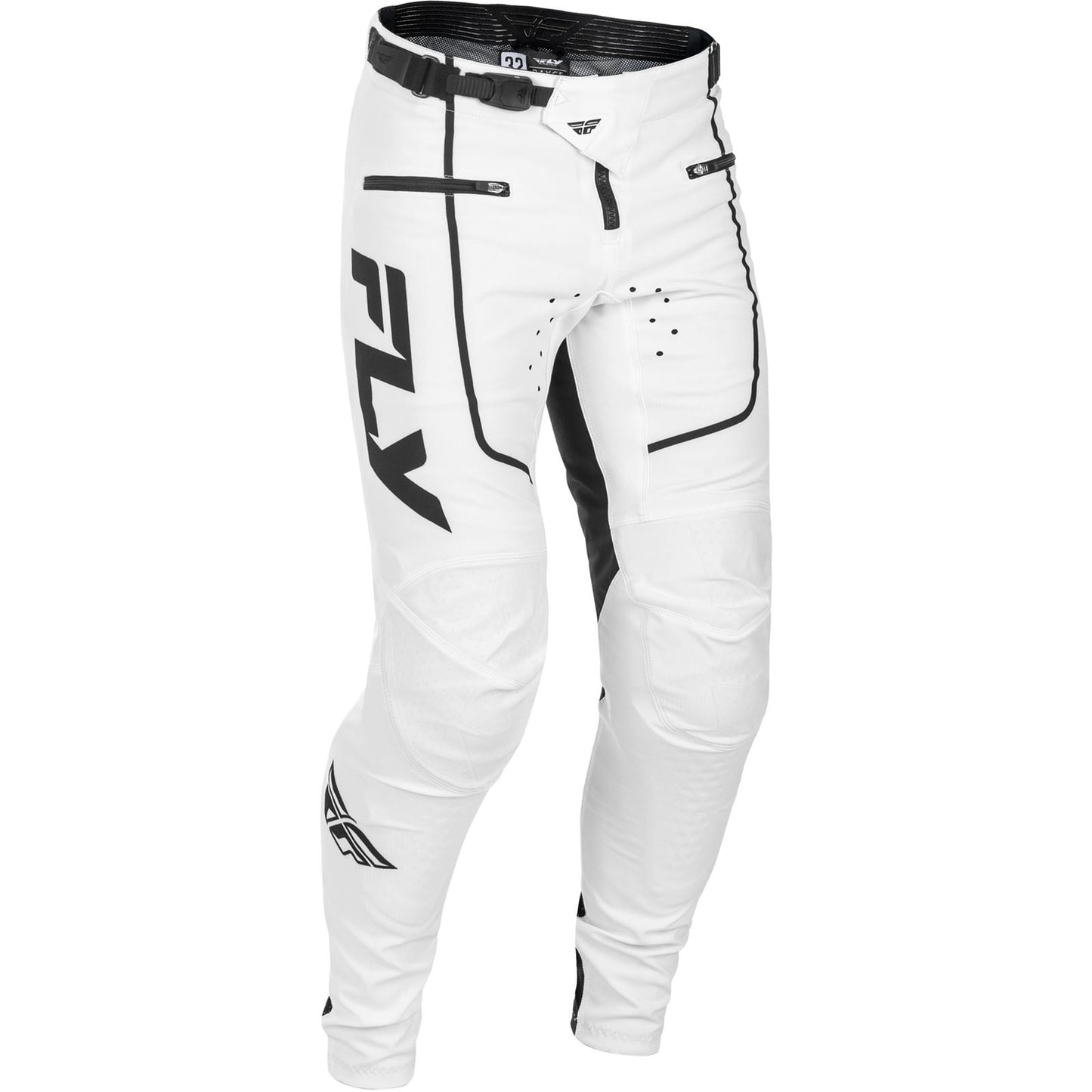 Fly Racing Rayce Bicycle Pants - White/Black_1820563