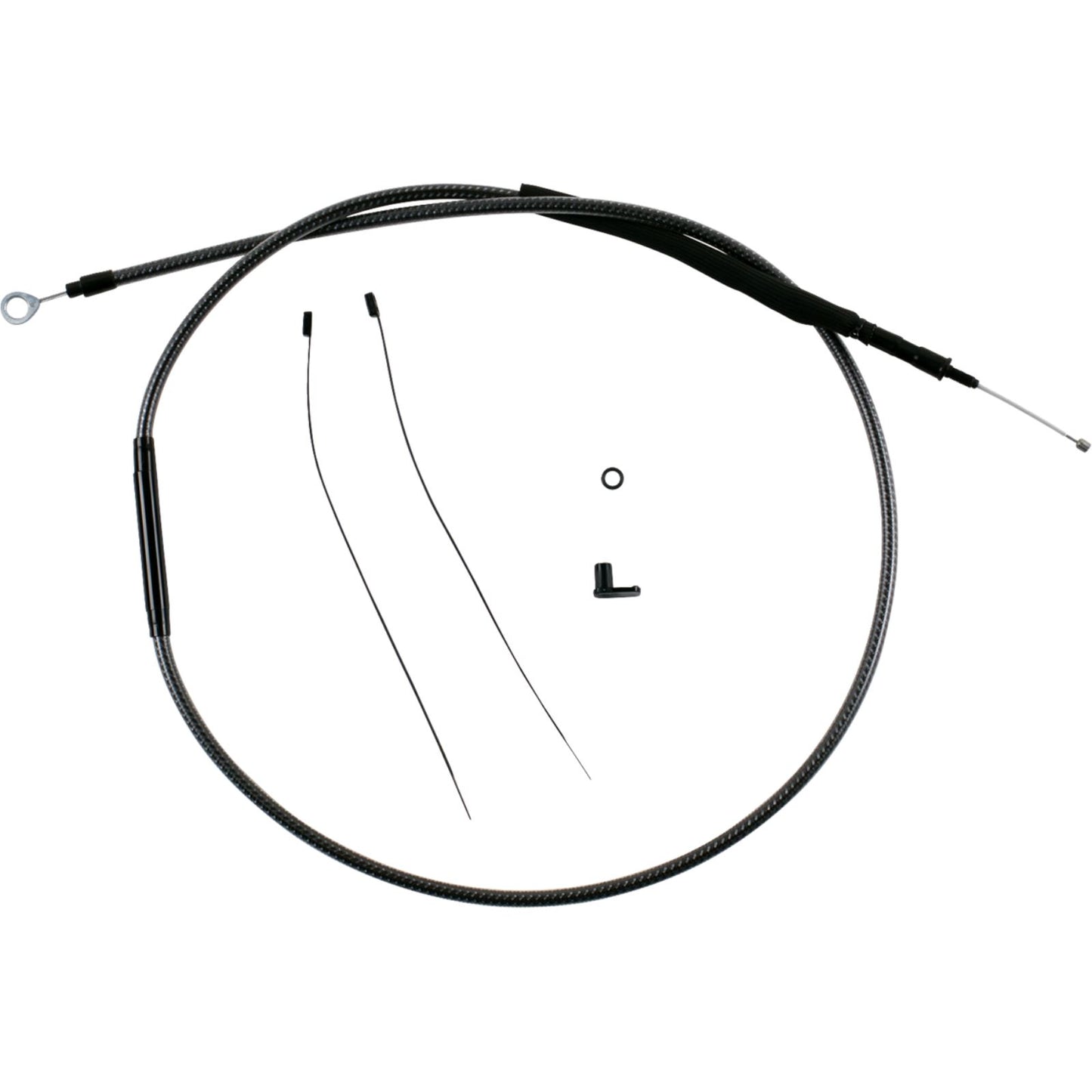 Magnum Redesigned Polished KARBONFIBR Clutch Cable - 57-1/4" [MPN: 7225-57]_1818930