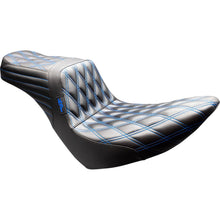 Le Pera Tailwhip Seat Black - Double Diamond Blue Stitch - FX/FL '18-'25 [MPN: LYR-580DD-BE01]_1818793