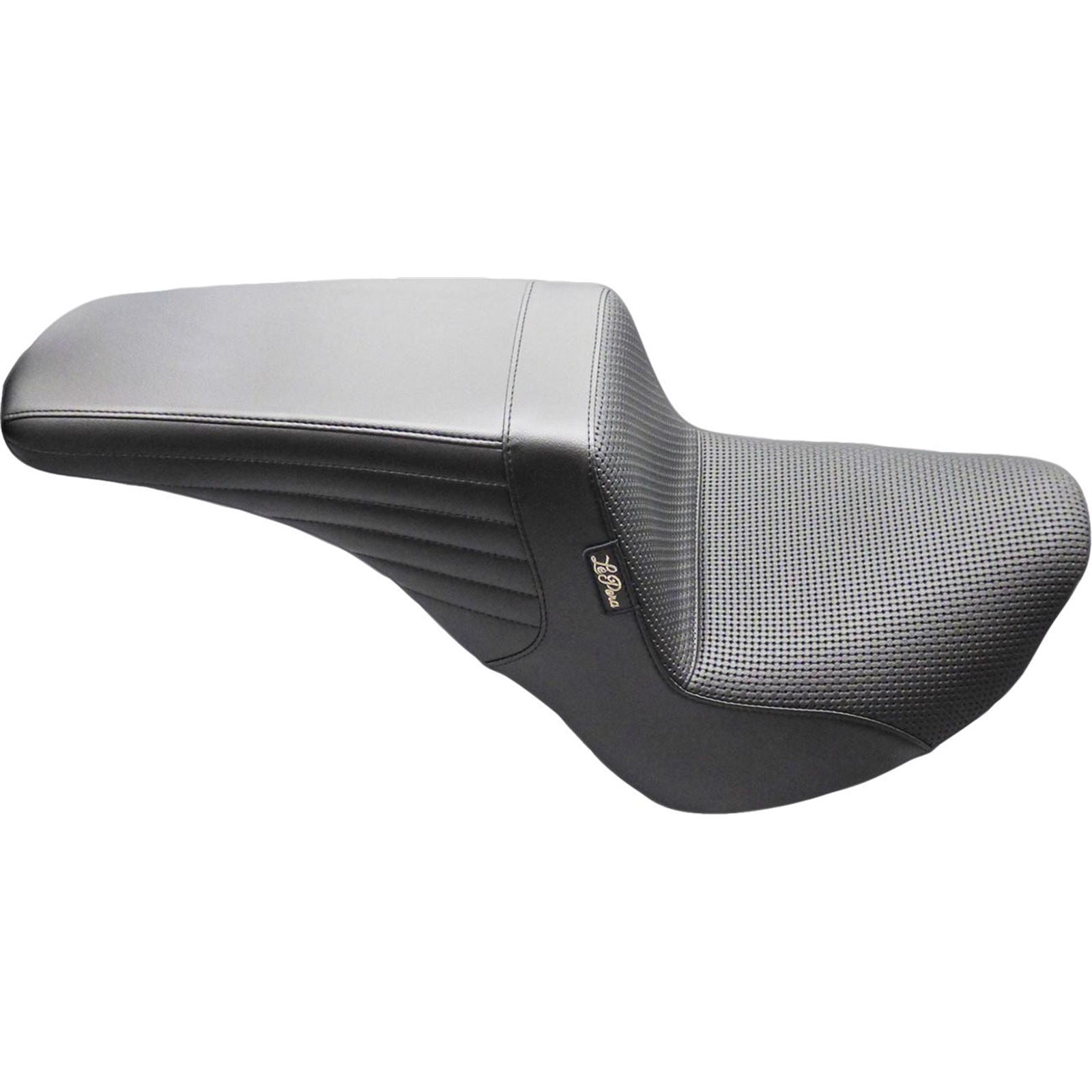 Le Pera Kickflip Up Front Seat - Basketweave - Black - FL/FX '18-'25 [MPN: LYU-590BW]_1826925
