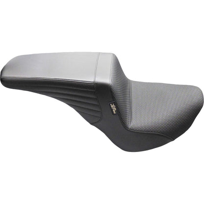 Le Pera Kickflip Up Front Seat - Basketweave - Black - FL/FX '18-'25 [MPN: LYU-590BW]_1826925
