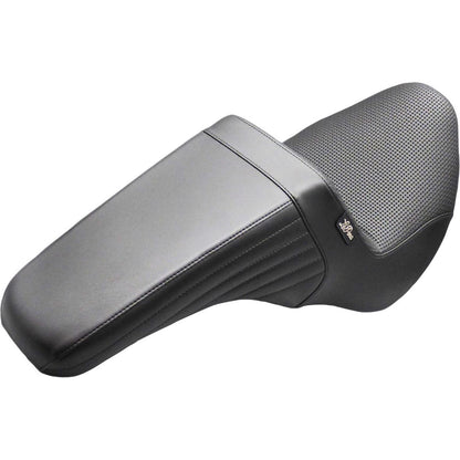 Le Pera Kickflip Up Front Seat - Basketweave - Black - FL/FX '18-'25 [MPN: LYU-590BW]_1826924