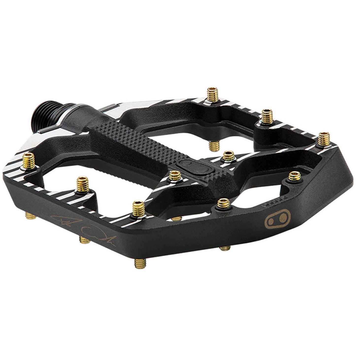 Crankbrothers Stamp 7 Fabio Wibmer Signature Edition Pedals Platform, 9/16" Black, Small [MPN: 16724]_1953834