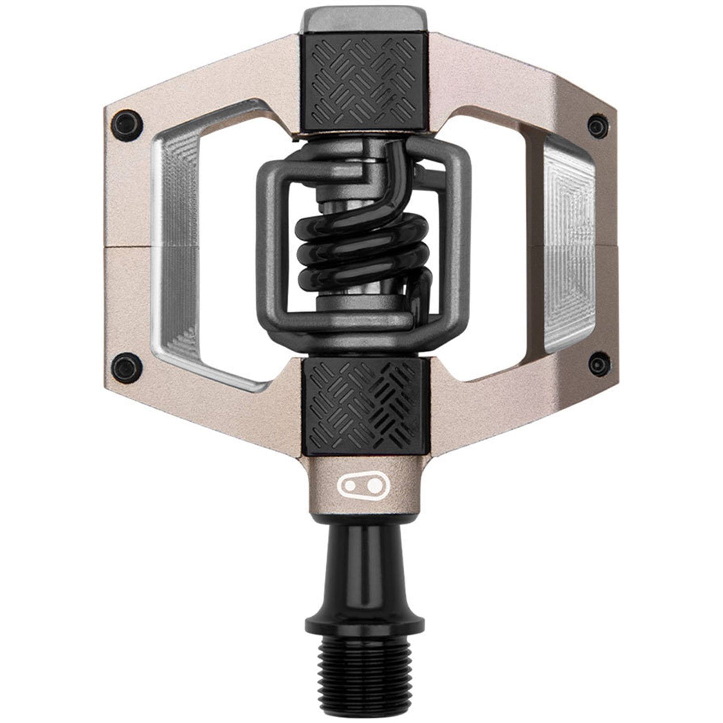 Crankbrothers Mallet Trail Pedals - Dual Sided Clipless with Platform, 9/16", Champagne  [MPN: 16760]_1953832