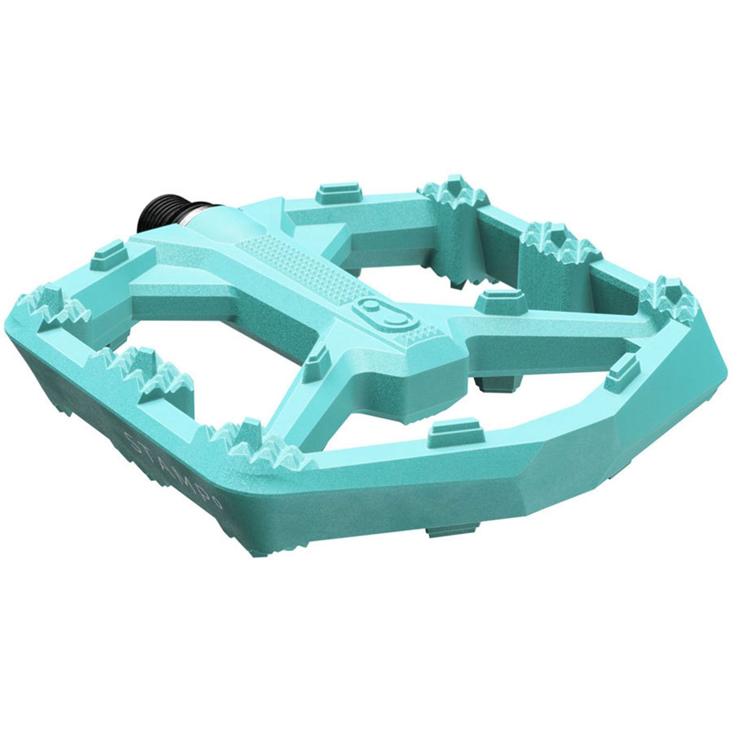 Crankbrothers Stamp 0 Pedals - Platform, Composite, 9/16", Turquoise, Large [MPN: 17052]_1926213