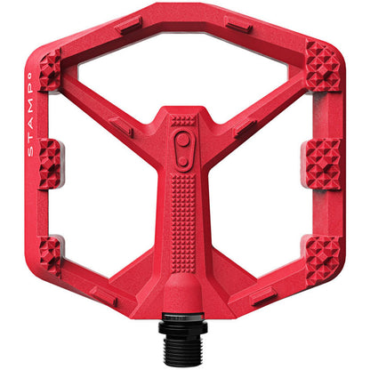Crankbrothers Stamp 0 Pedals - Platform, Composite, 9/16", Bright Red, Large [MPN: 17056]_1926228