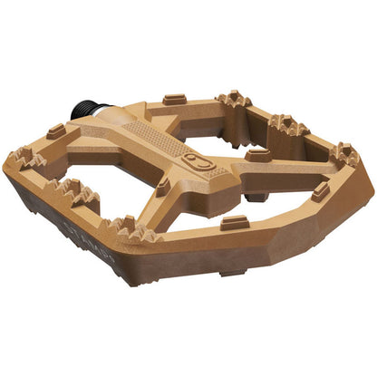 Crankbrothers Stamp 0 Pedals - Platform, Composite, 9/16", Brown, Large [MPN: 17054]_1926221