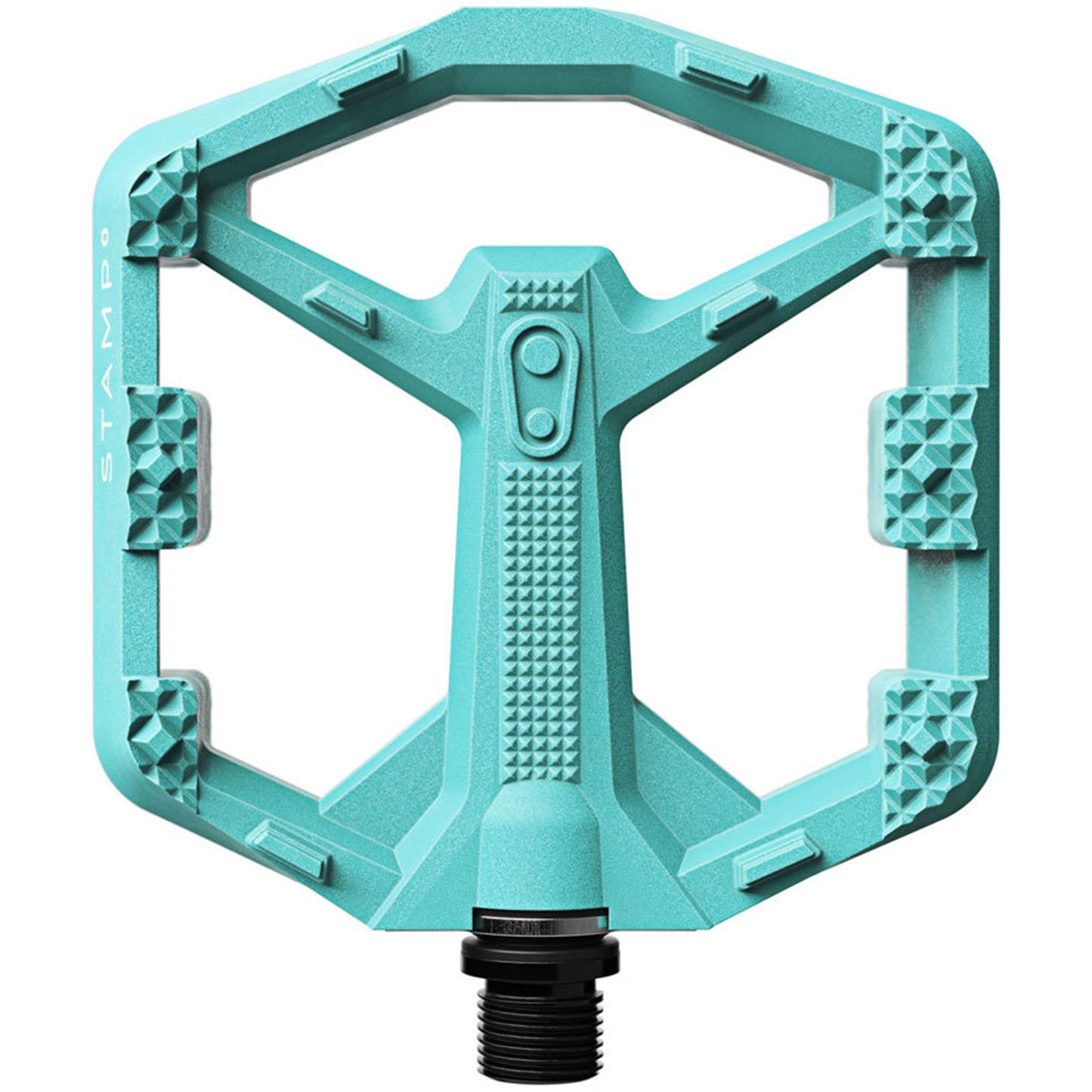 Crankbrothers Stamp 0 Pedals - Platform, Composite, 9/16", Turquoise, Small [MPN: 17053]_1926216
