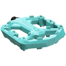 Crankbrothers Stamp 0 Pedals - Platform, Composite, 9/16", Turquoise, Small [MPN: 17053]_1926217