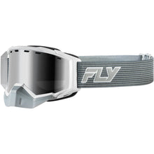 Fly Racing Zone Elite Snow Goggles - Grey/White with Black Mirror Smoke Lens [MPN: 37-4111]_1827941