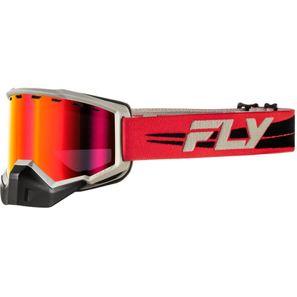 Fly Racing Focus Snow Goggles - Red/Black with Red Mirror/Rose Lens [MPN: 37-50086]_1827583