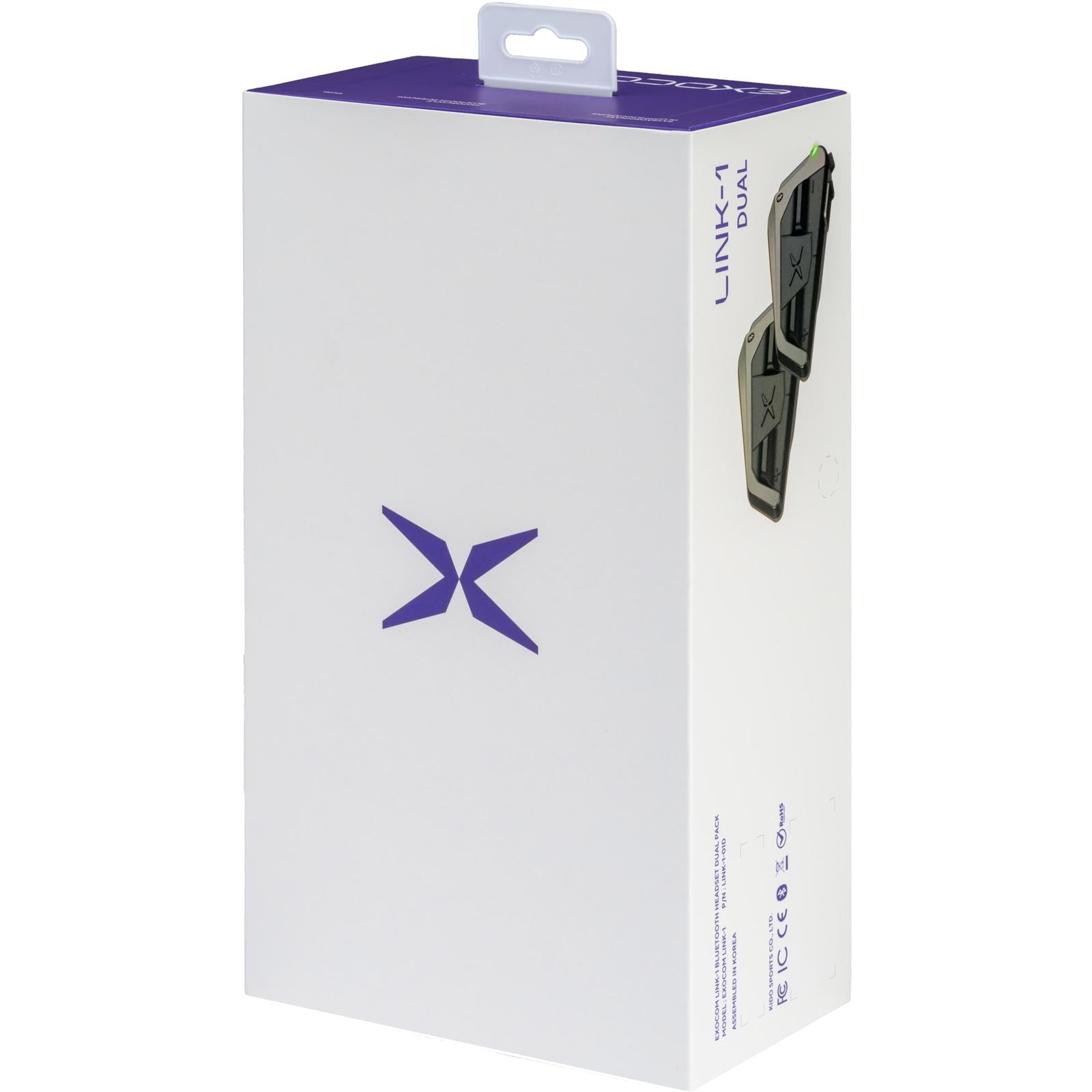 EXOCOM Link-1 Bluetooth Communicator - Dual Pack [MPN: EC-LINK1-D]_1827880