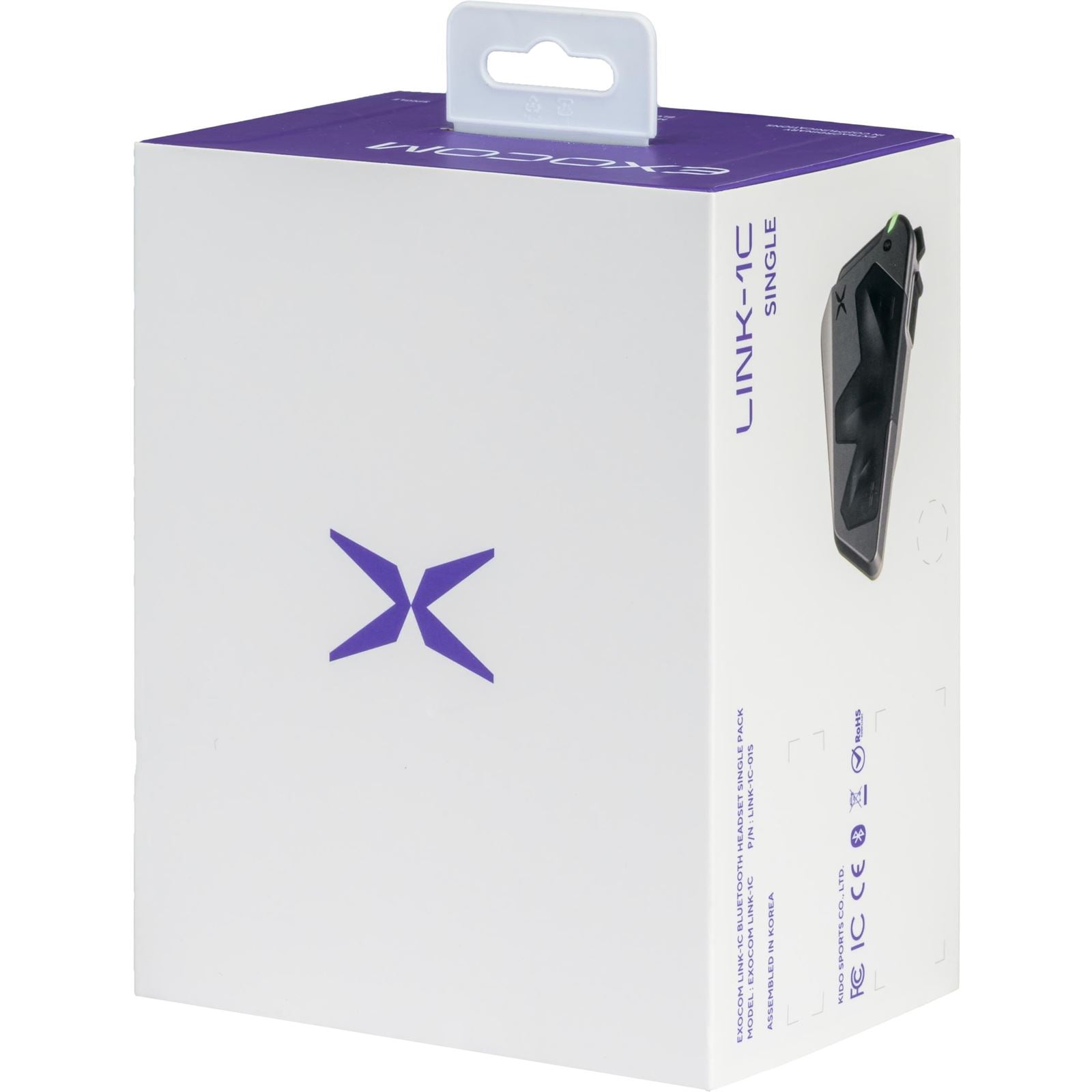 EXOCOM Link-1C Bluetooth Communicator - Single Pack [MPN: EC-LINK1C-S]_1827939