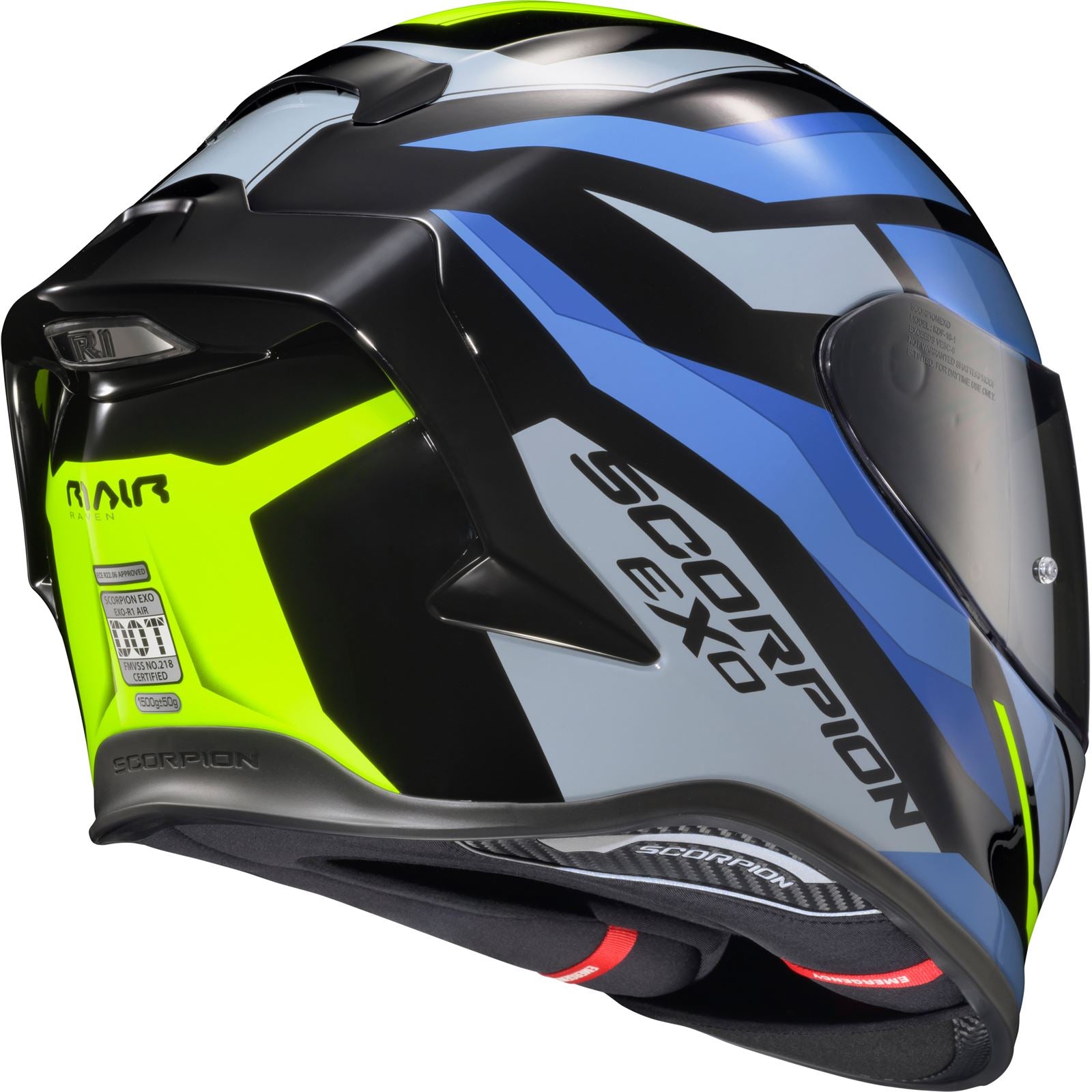 ScorpionEXO EXO-R1 Air Full Face Helmet - Raven_1828024
