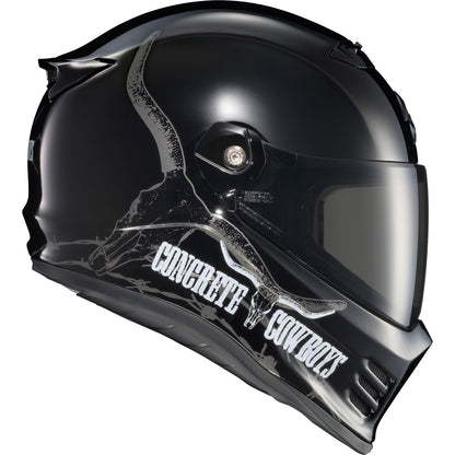 ScorpionEXO Covert FX Full Face Helmet - Concrete Cowboys - Gloss Black_1827050