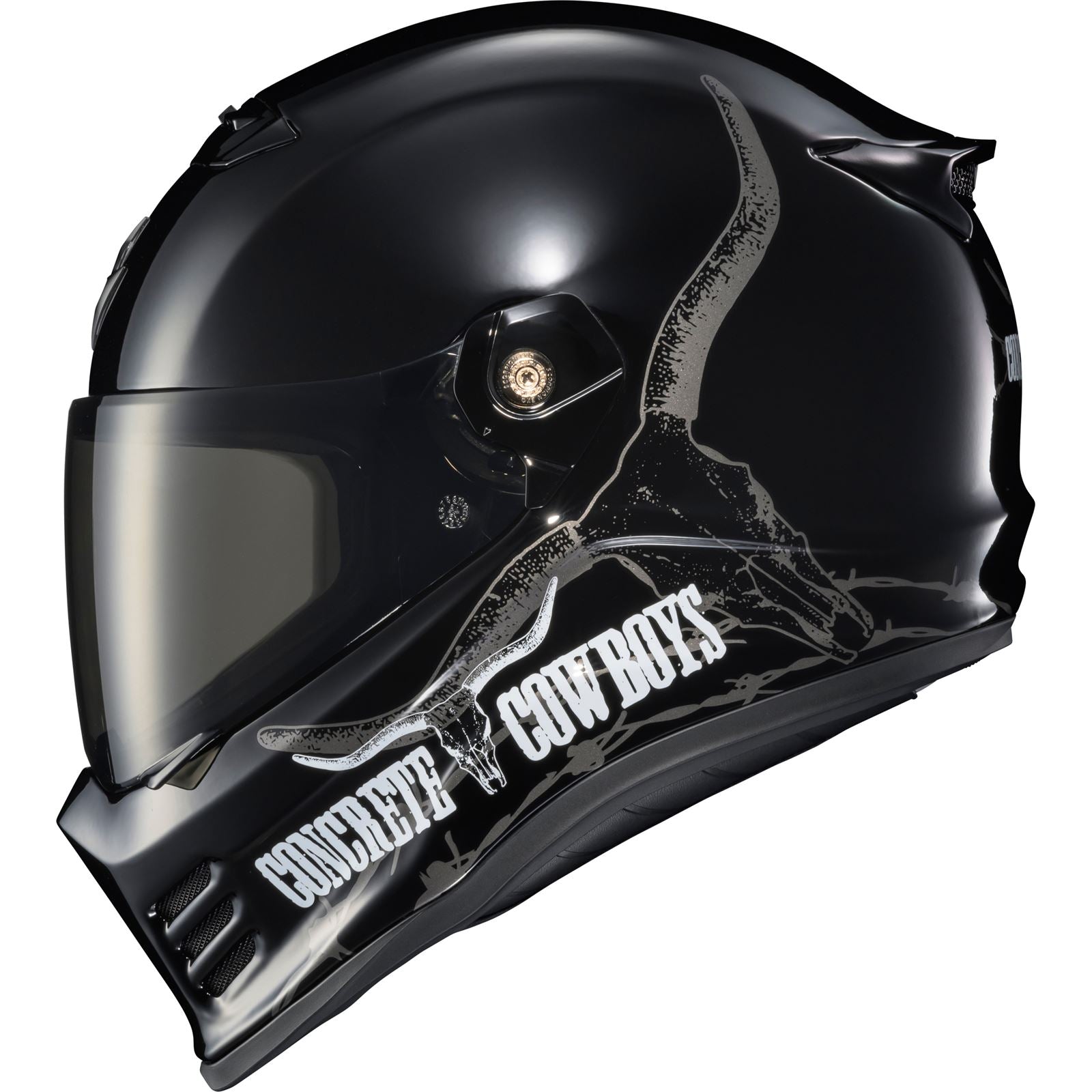 ScorpionEXO Covert FX Full Face Helmet - Concrete Cowboys - Gloss Black_1827725