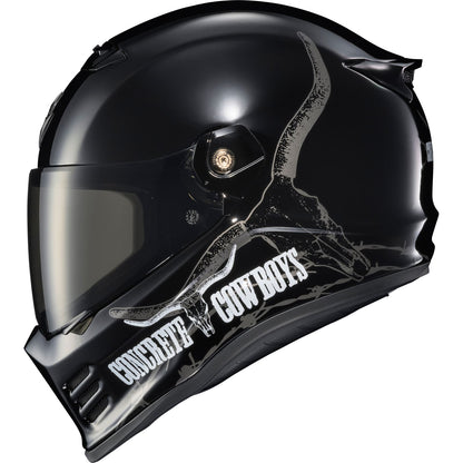 ScorpionEXO Covert FX Full Face Helmet - Concrete Cowboys - Gloss Black_1827725