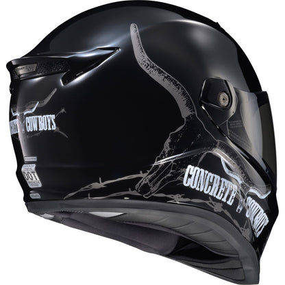 ScorpionEXO Covert FX Full Face Helmet - Concrete Cowboys - Gloss Black_1827794