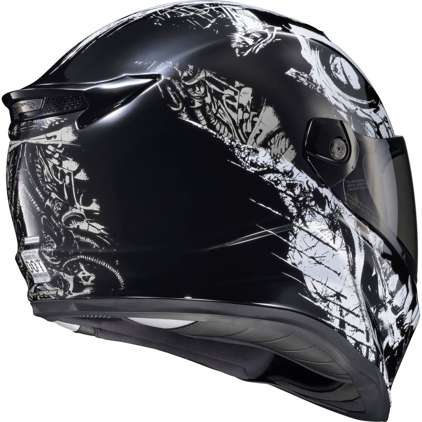 ScorpionEXO Covert FX Full Face Helmet - Caiman - Gloss Black_1827627