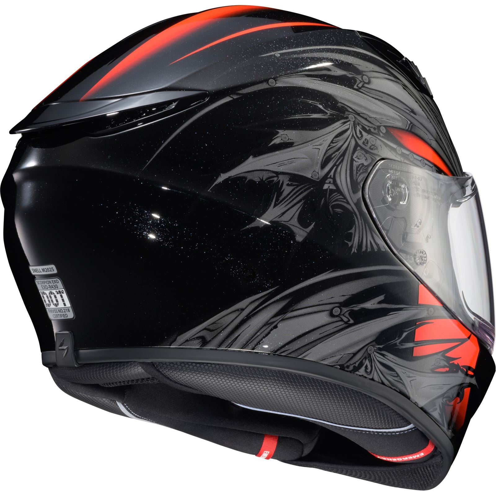 ScorpionEXO EXO-R430 Full Face Helmet - Wyvern - Black/Red_1827576
