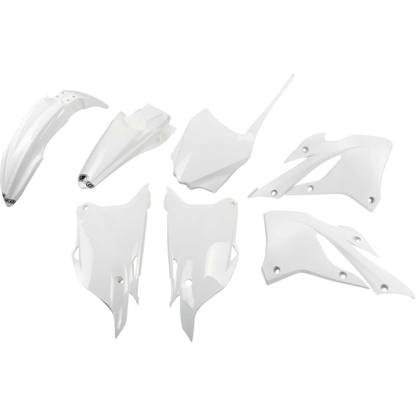 UFO Plastics Body Kit - White for Kawasaki KX [MPN: KAKIT229@047]_1826426
